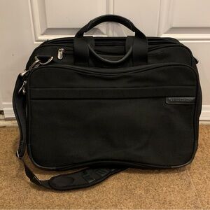 Briggs & Riley Travel Carry On Laptop Messenger Briefcase Compartment $419.00